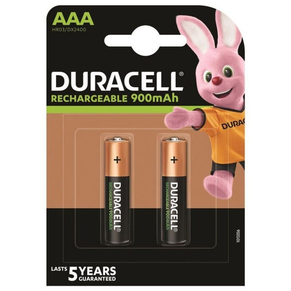 Duracell - Oppladbart Batteri HR03 AAA 900 mAh 2 stk.