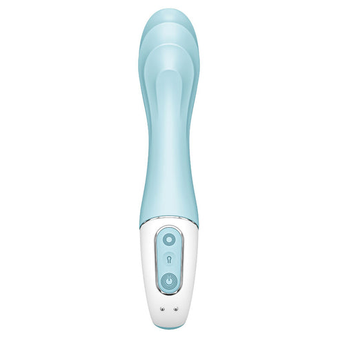 Satisfyer - Luftpumpevibrator 5+ Oppblåsbar G-punktvibrator App Blå