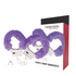 Darkness - Lilac Lined Metal Handcuffs