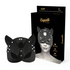 Coquette Chic Desire - Vegan Leather Mask With Bunny Ears