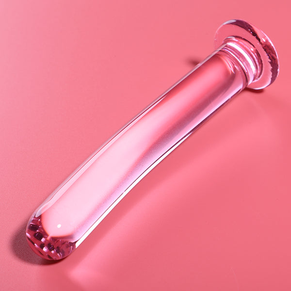 Nebula-serien från Ibiza - MODel 17 Dildo Borosilikatglas Rosa 18,5 cm -o- 3 cm