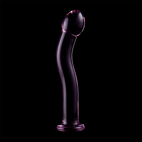 Nebula-serien från Ibiza - MODel 18 Dildo Borosilikatglas Rosa 18,5 cm -o- 3,5 cm