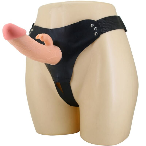 Pretty Love - Mavis Harness Universaltruser med Dildo 19 cm Natur