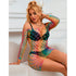Subblime - 952426 Rainbow Long Sleeve Fishnet Dress One Size