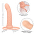 Calexotics - Maxx Ribbed Dual Penetrator 10 vibrasjoner Flesh