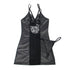 SubbliMe - 954161 DreSs + Thong Leather Black s/m