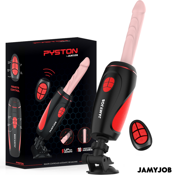 Jamyjob - Pyston Base Automatisk Masturbator Med Fjernkontroll Dildo