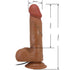 Baile - Bahamut Realistisk Vibrator 21,8 cm Hudfarget Fjernkontroll