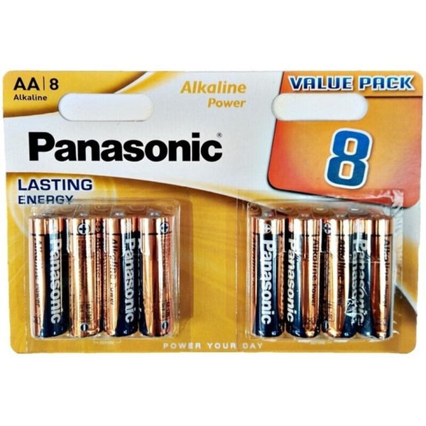 Panasonic - Bronze Alkaline AA-batteri LR6 Blister*8