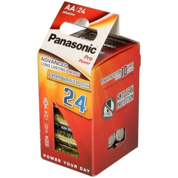 Panasonic - Pro Power Alkaliske AA-batterier LR6 Pakke*24
