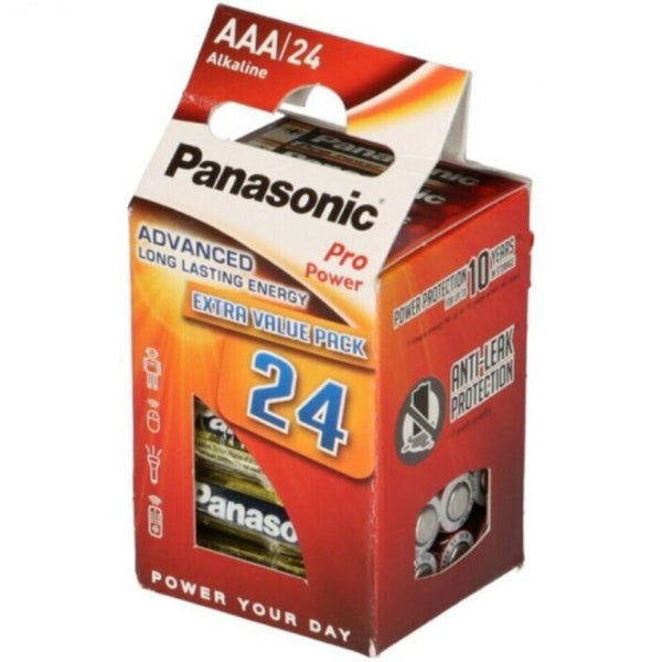 Panasonic - Pro Power alkaliske AAA-batteri LR03 pakke*24