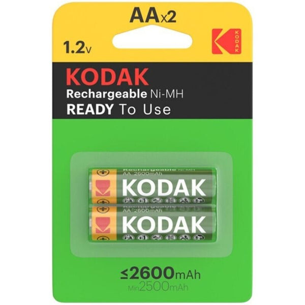 Kodak - Hr6 Aa 2600mah Oppladbart Batteri Blister*2