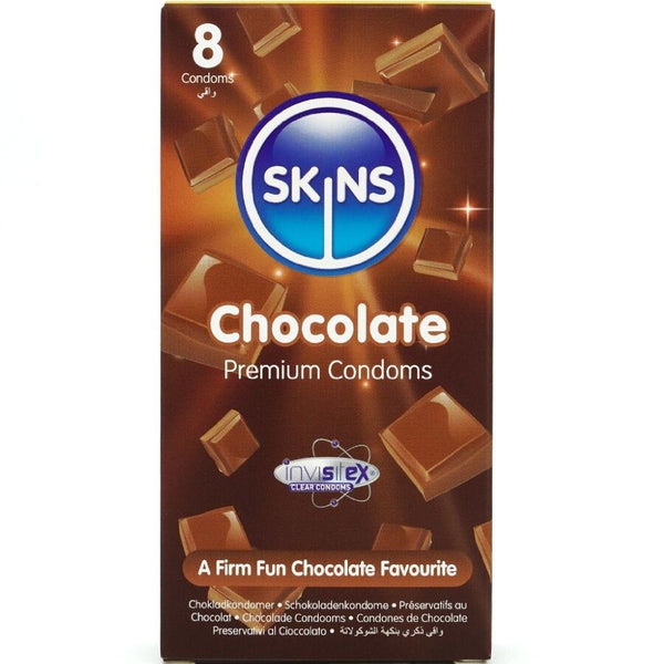 Skins - Choklad Premium Kondomer Paket 8
