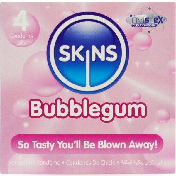 Skins - Bubblegum Premium Kondomer Pack 4