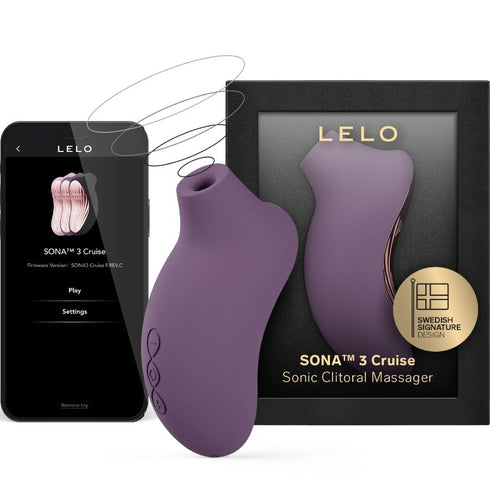 Lelo - Sona 3 Cruise Sonic Klitorismassasjeapparat, plommefarget