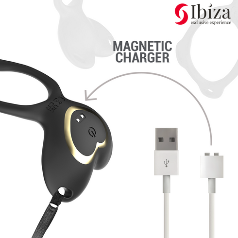 Ibiza - Hjerte-trusesett Vibrator med fjernkontroll