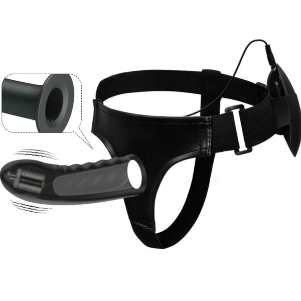 Pretty Love – Marvin stroppdildo med vibrasjon og hul dildo