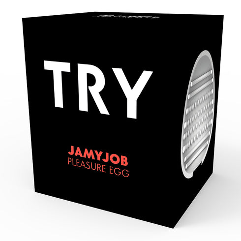 Jamyjob - Egg Masturbator Sort Versjon Diskret