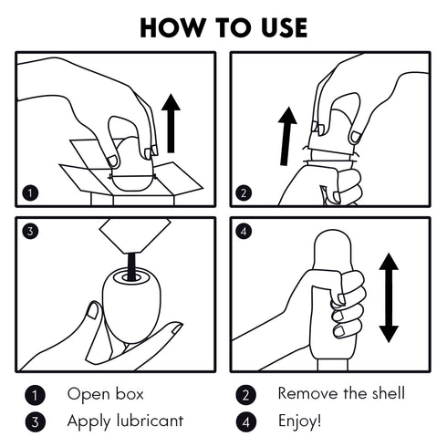 Jamyjob - Egg Masturbator Rød Versjon Diskret