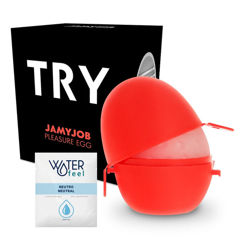 Jamyjob - Egg Masturbator Sort Versjon Diskret