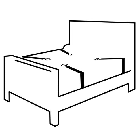 Darkness - Bed Ties Set