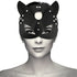 Coquette Chic Desire - Vegan Leather Mask With Bunny Ears