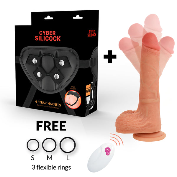 Cyber Silicock – fjernstyrt stroppdildo